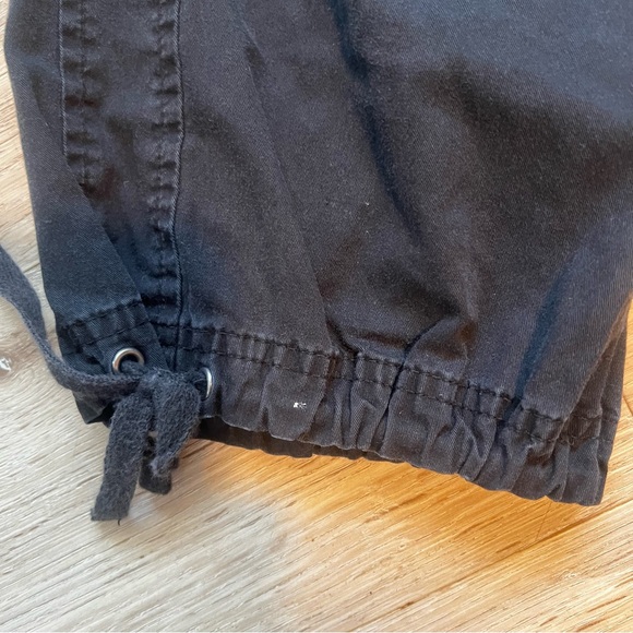 Vintage Y2K Utility Limited Cargo Zipper Drawstring Bottom Capri Pedal Pushers - Picture 15 of 15